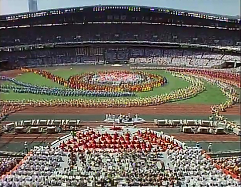 Die Eröffnungszeremonie der Olympischen<BR>Sommerspiele in Seoul im Jahr 1988