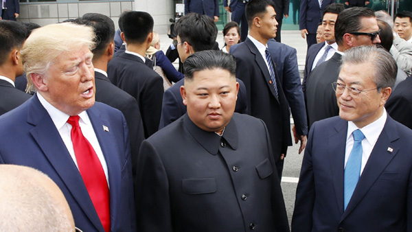 南北韩和美国首脑板门店会晤